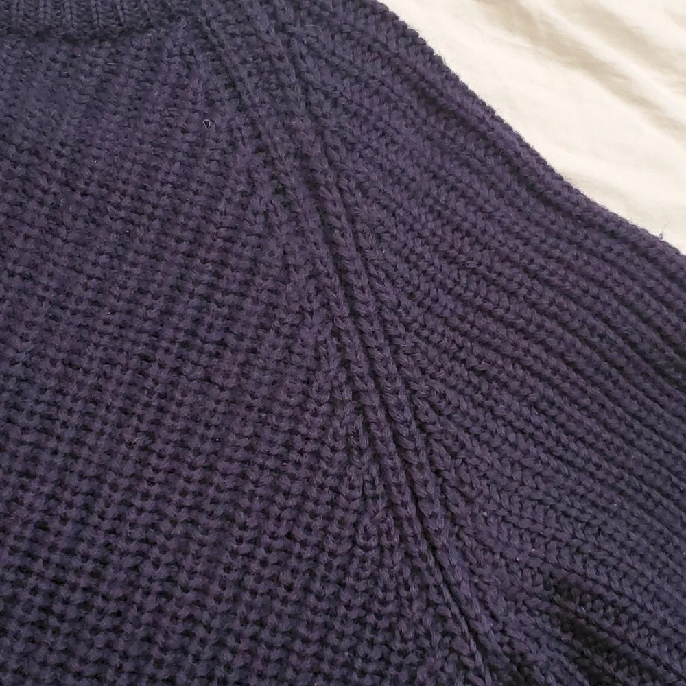 Brooks Brothers Sweater Size XL Navy Blue Heavy Ribbed Pure Wool Sweater *read*